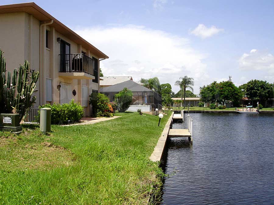View Down the Canal From Bimini Gardens